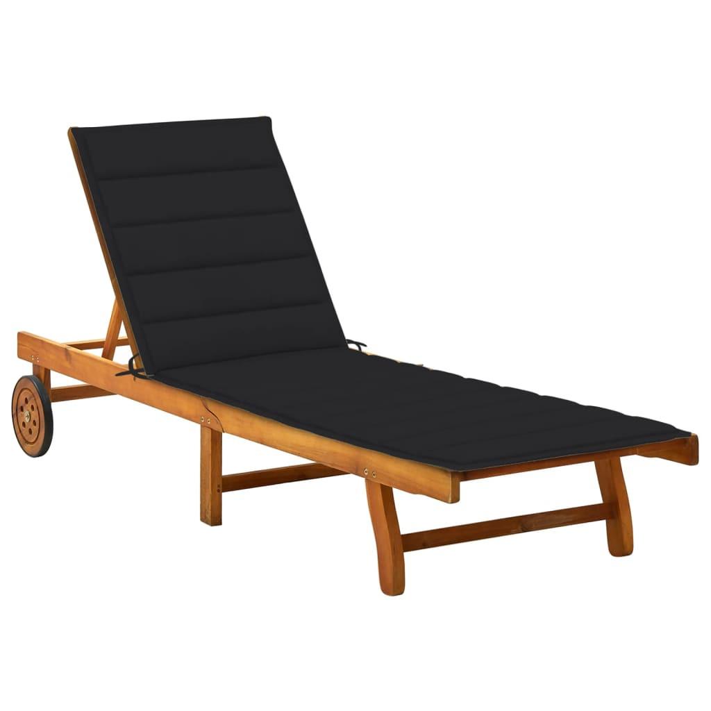 VidaXL Sonnenliege akazienholz