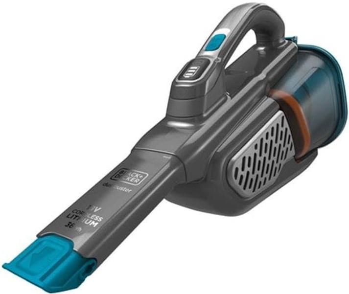 BLACK+DECKER BLACK+DECKER Akku-Handsauger 36 Wh 18 V Lithium Titanium, Silber, Blau