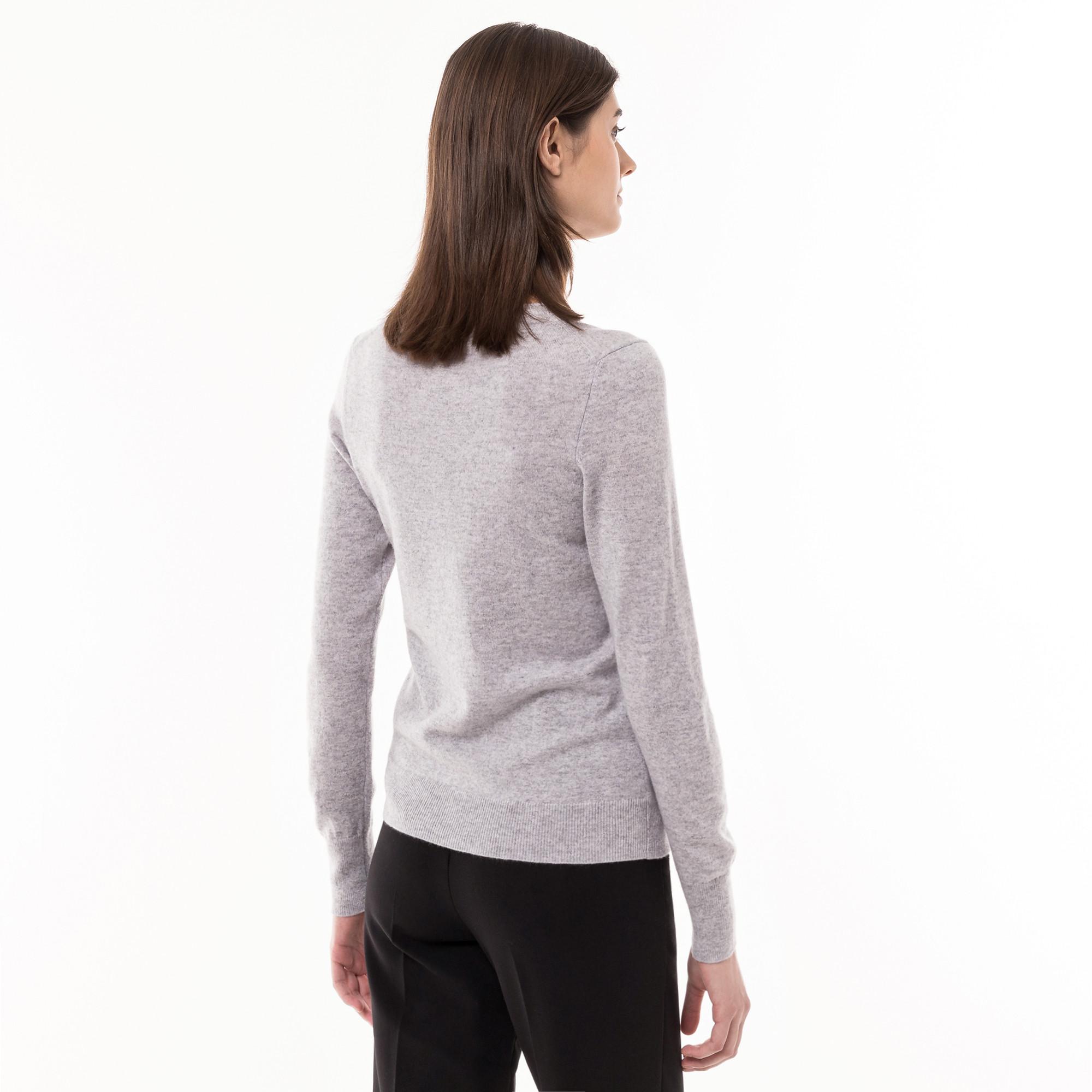 Manor Woman Bio-Cashmere Pullover, V-Neck
