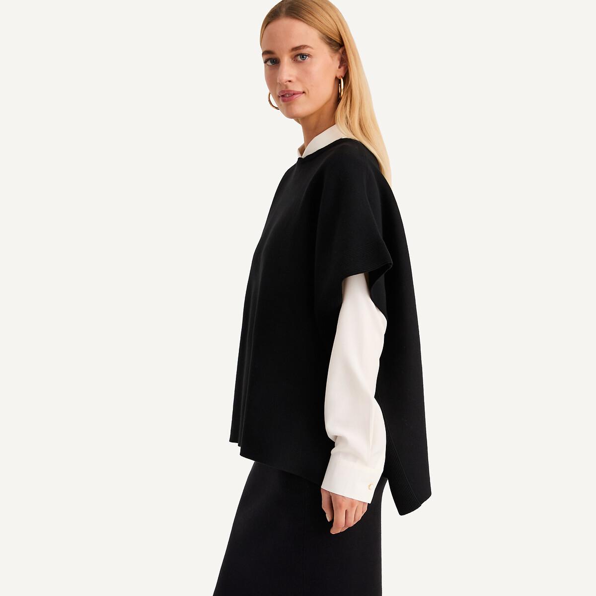 La Redoute Collections Poncho Rundhals