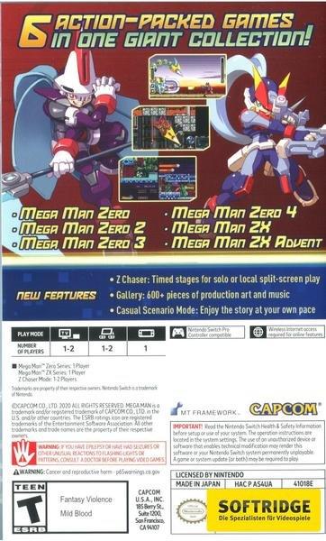 CAPCOM Mega Man Zero/ZX Legacy Collection -US-