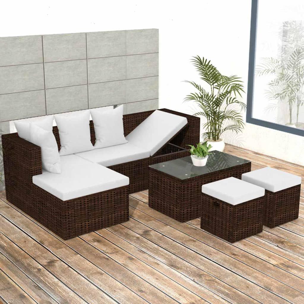 VidaXL Gartenmöbel-set poly-rattan