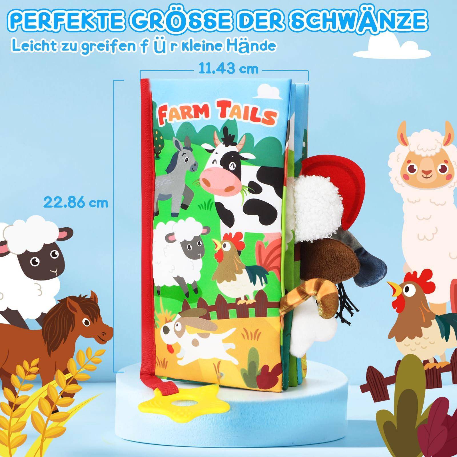 Activity-board Babybuch Knisterbuch Stoffbuch Fühlbuch Baby