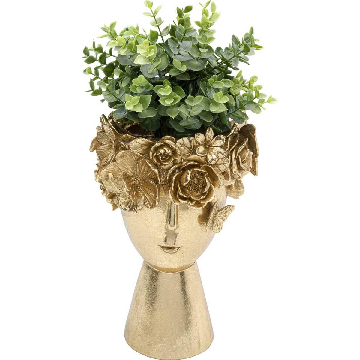 KARE Design Deko Vase Flowercrown gold 20