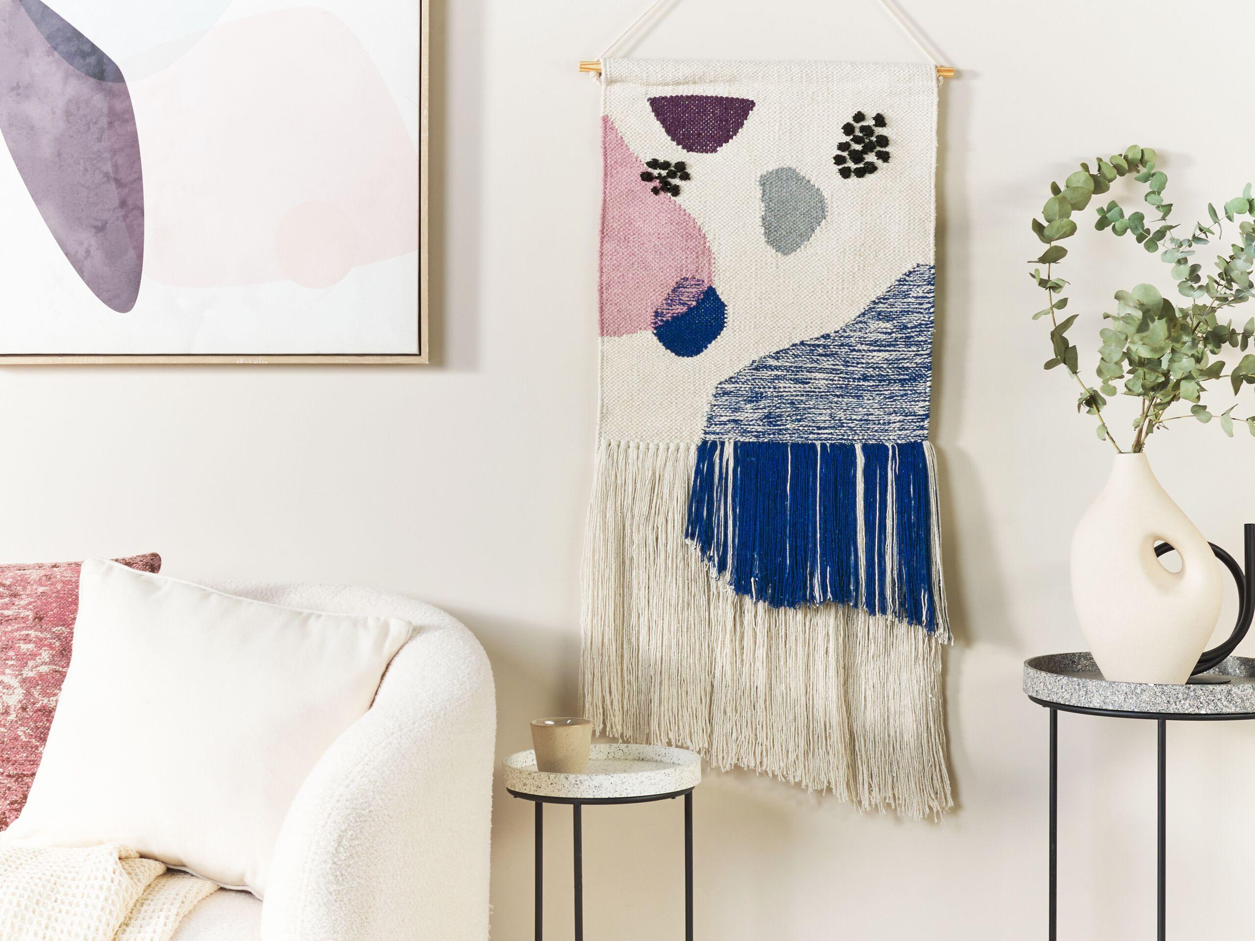 Beliani Wandbehang aus Baumwolle Boho KASUR