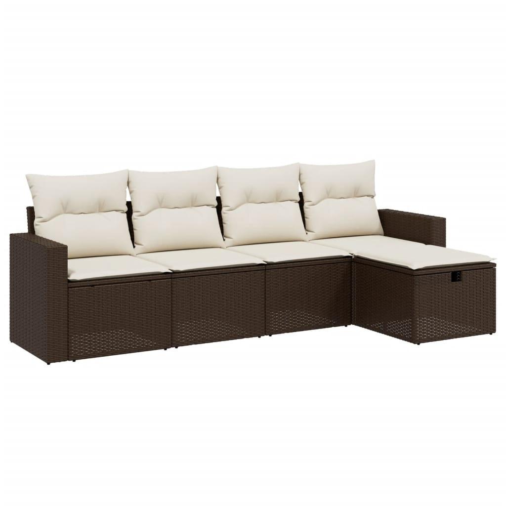VidaXL Garten sofagarnitur poly-rattan