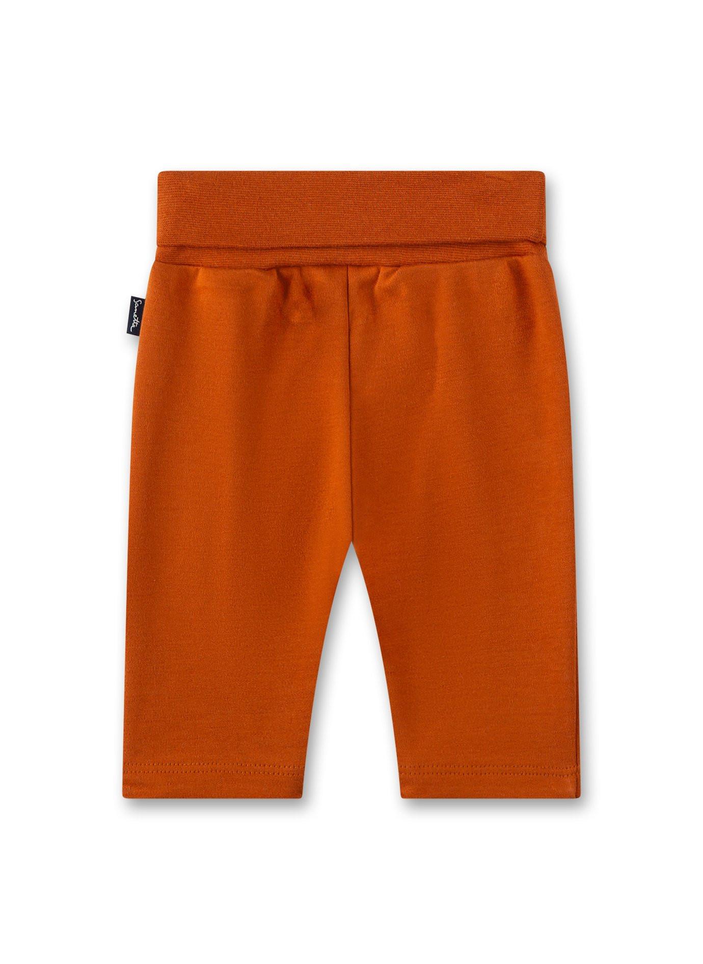 Sanetta Fiftyseven Baby Jungen Sweathose orange