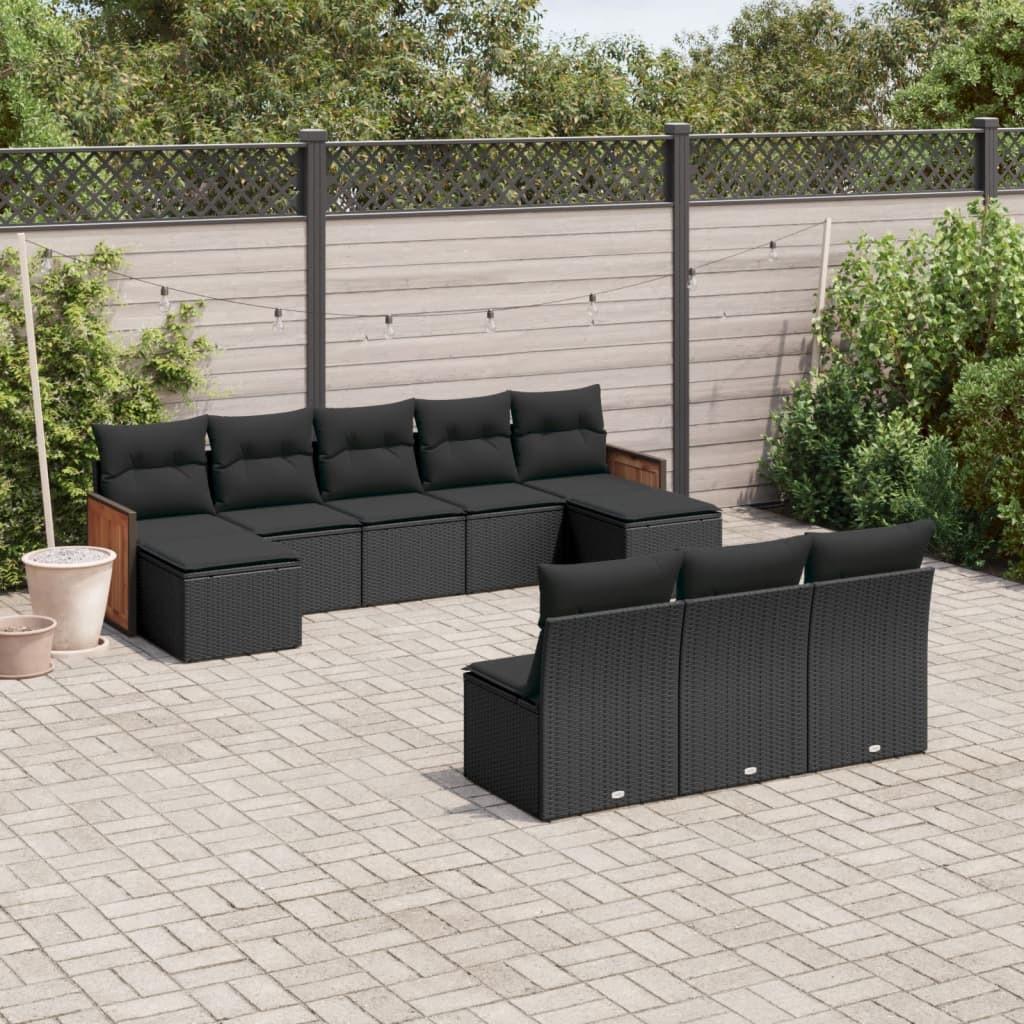 VidaXL Garten sofagarnitur poly-rattan