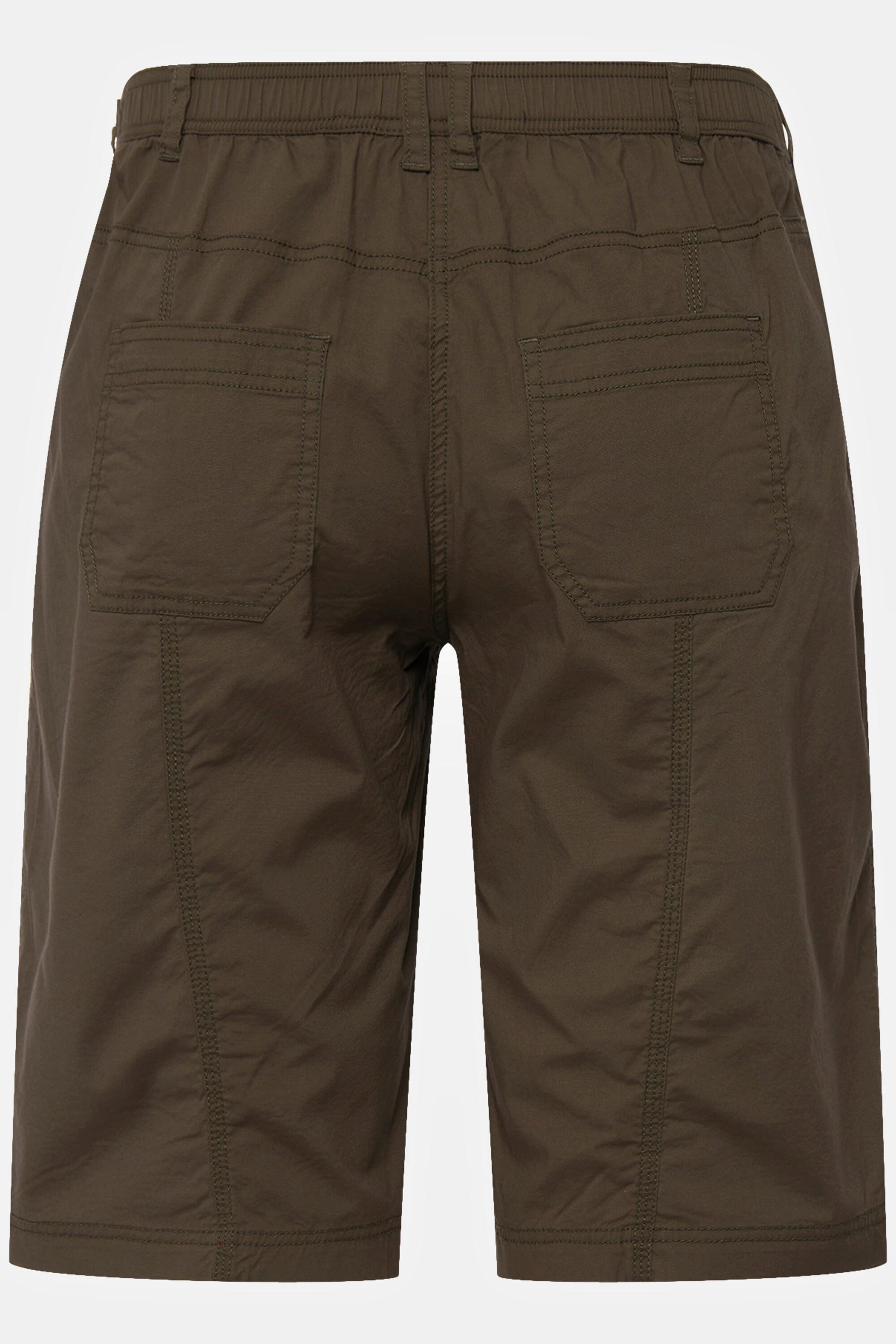Ulla Popken Cargo-Bermuda, Komfortbund, 4-Pocket-Schnitt