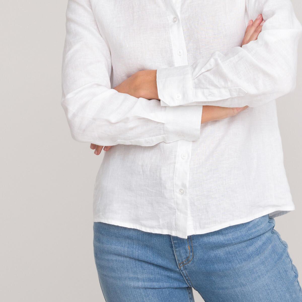 La Redoute Collections Langärmelige Regular Fit Bluse