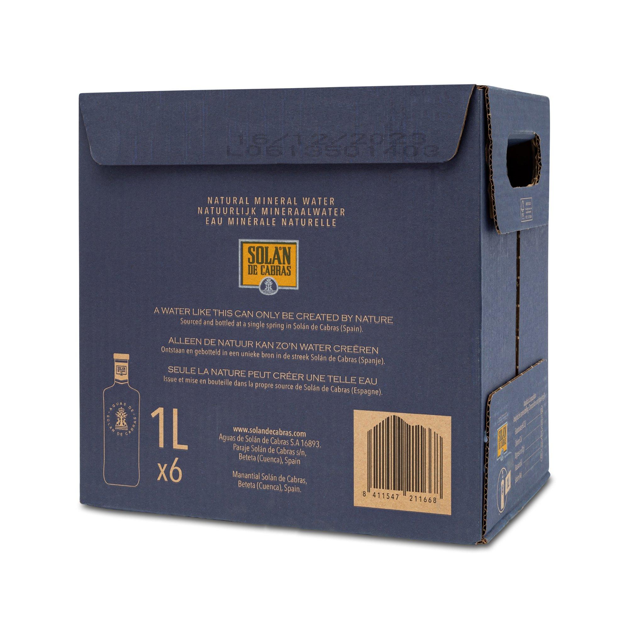 SOLAN DE CABRAS Stilles Mineralwasser, agua mineral natural