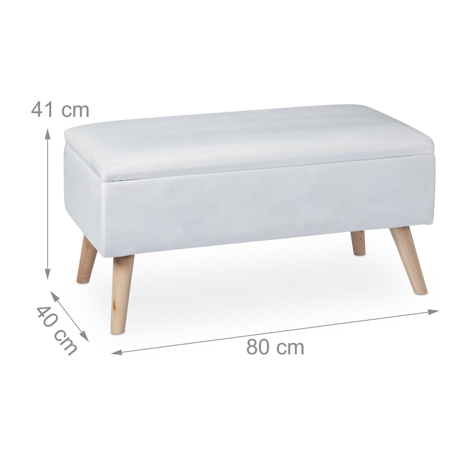 Northix Aufbewahrungsbank aus Samt