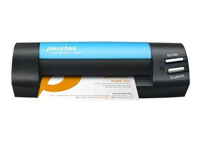 Plustek Plustek MobileOffice S602 Visitenkartenscanner 1200 x 1200 DPI A6 Schwarz, Blau