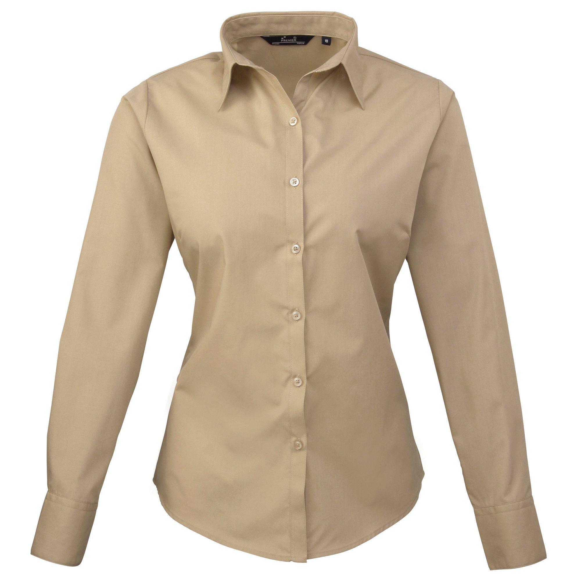 PREMIER Langärmlige Button Down Bluse