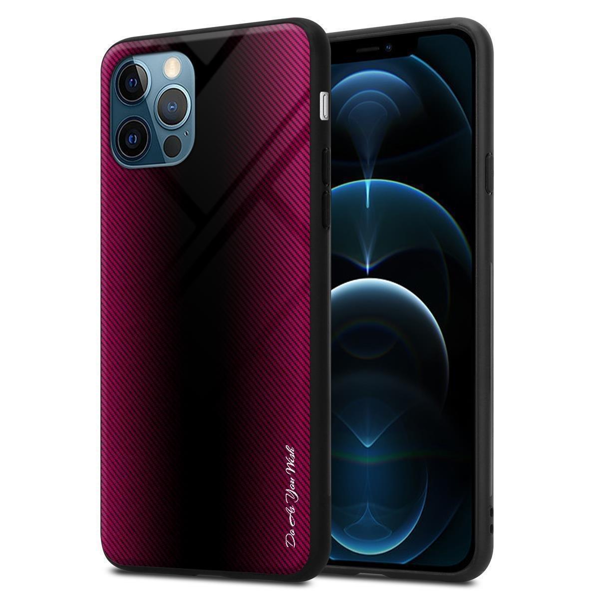 Cadorabo Hülle für Apple iPhone 13 PRO MAX Streifen Optik
