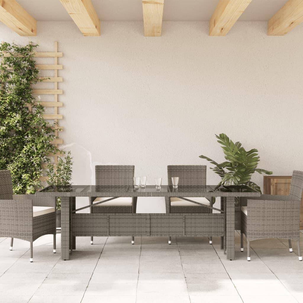 VidaXL Gartentisch poly-rattan