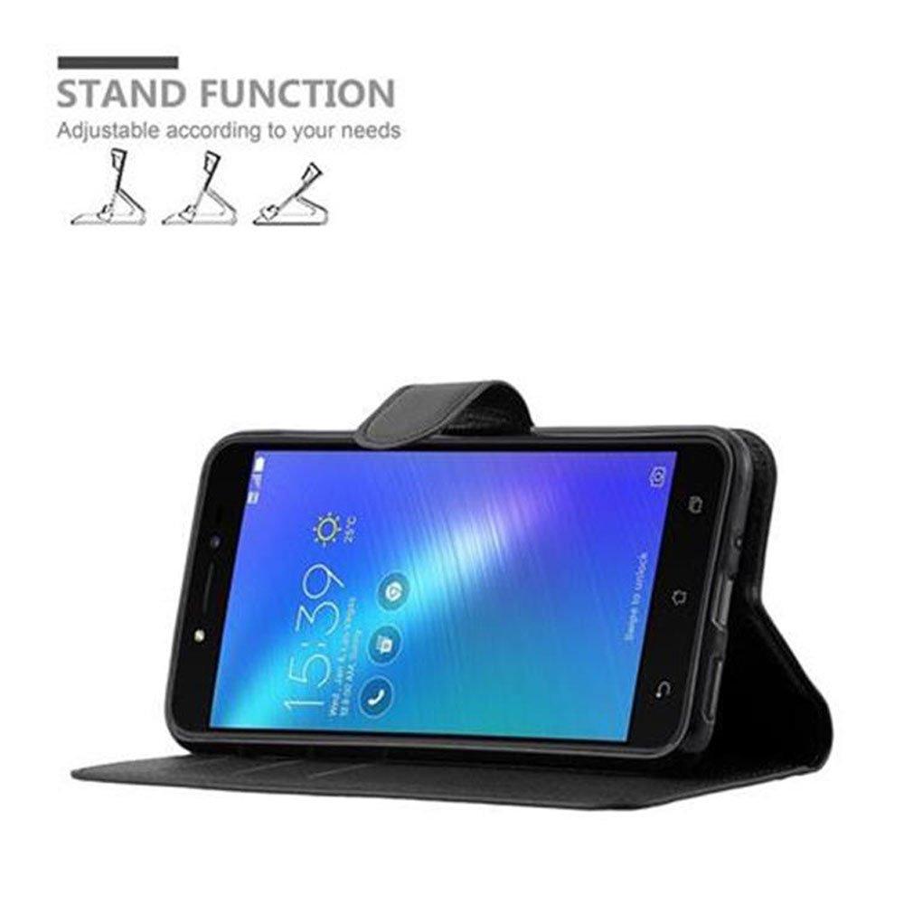Cadorabo Hülle für Asus ZenFone LIVE / 3 GO Standfunktion, Kartenfach