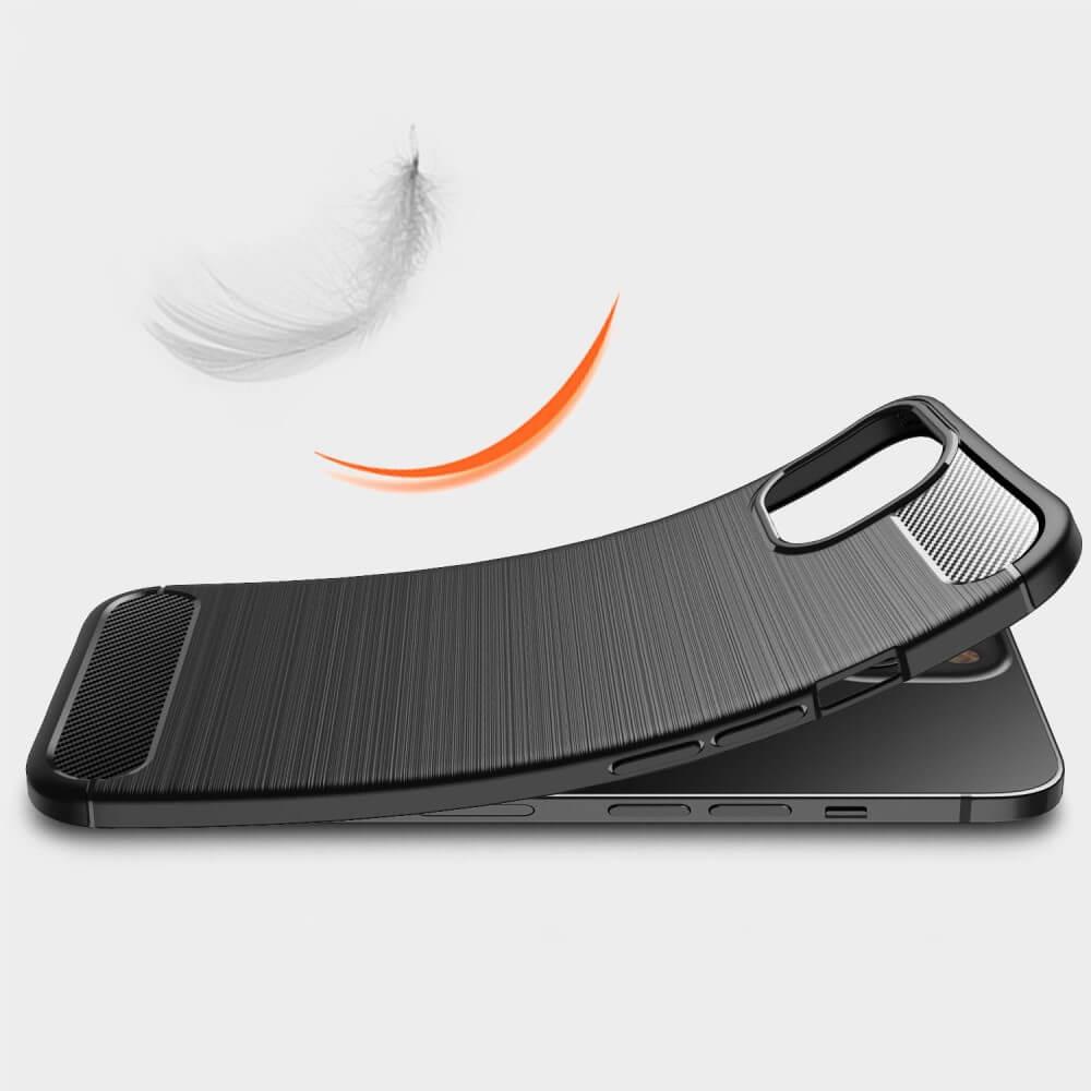 Cover-Discount iPhone 14 Plus - Metall Carbon Look Hülle