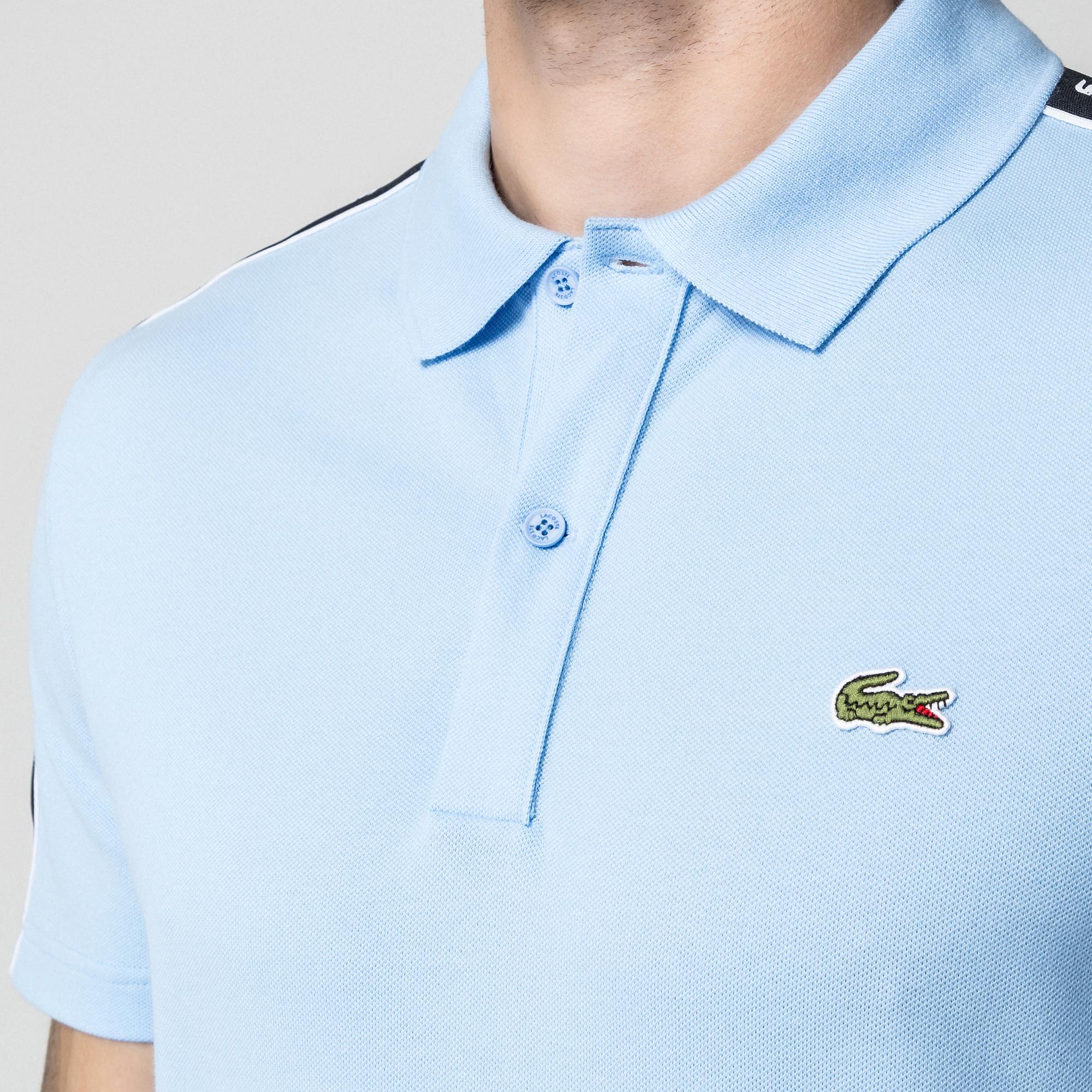 LACOSTE Polo Shirt mit Logo Tape