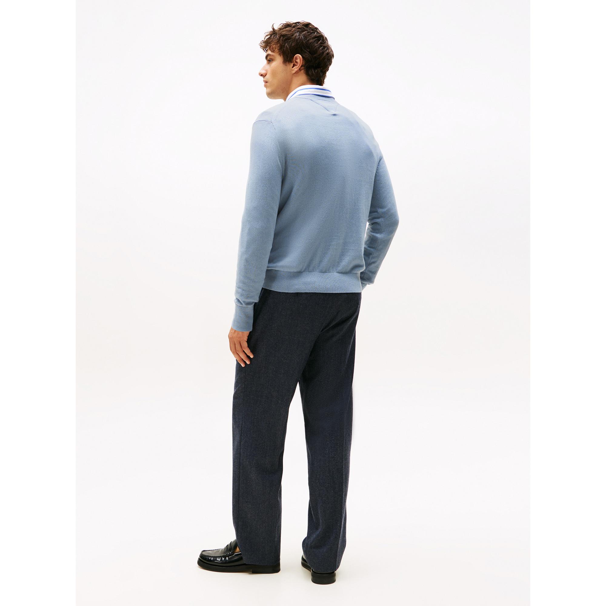 TOMMY HILFIGER PIMA ORG CTN CASHMERE CREW NECK Cashmere Pullover