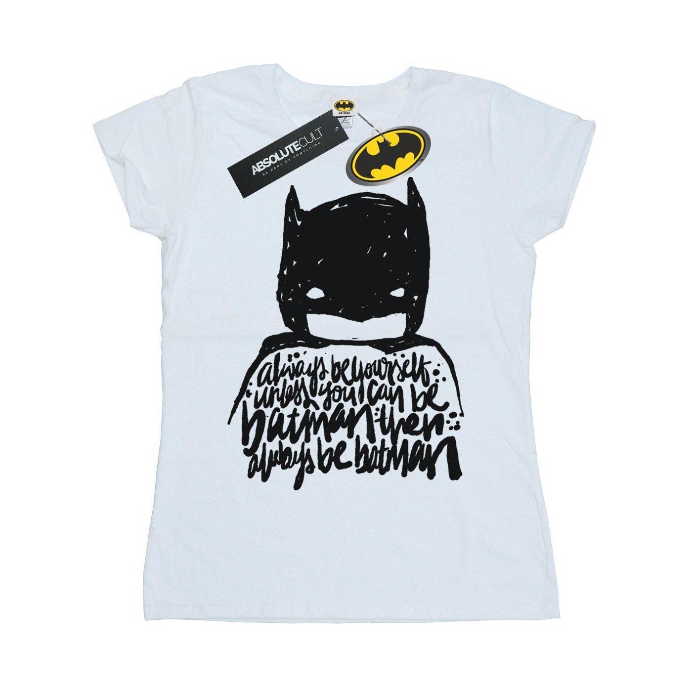 DC COMICS Always Be Yourself Batman Print T-Shirt