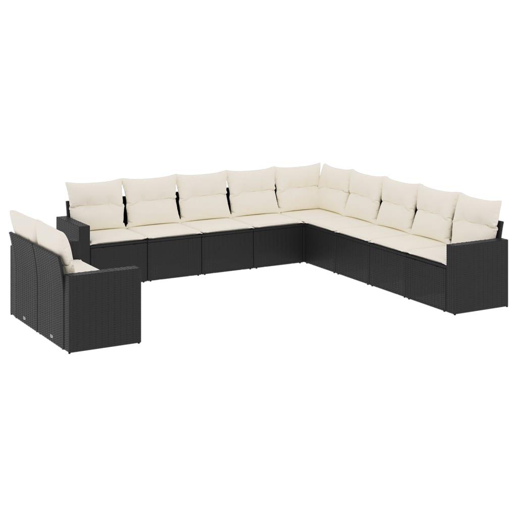 VidaXL Garten sofagarnitur poly-rattan