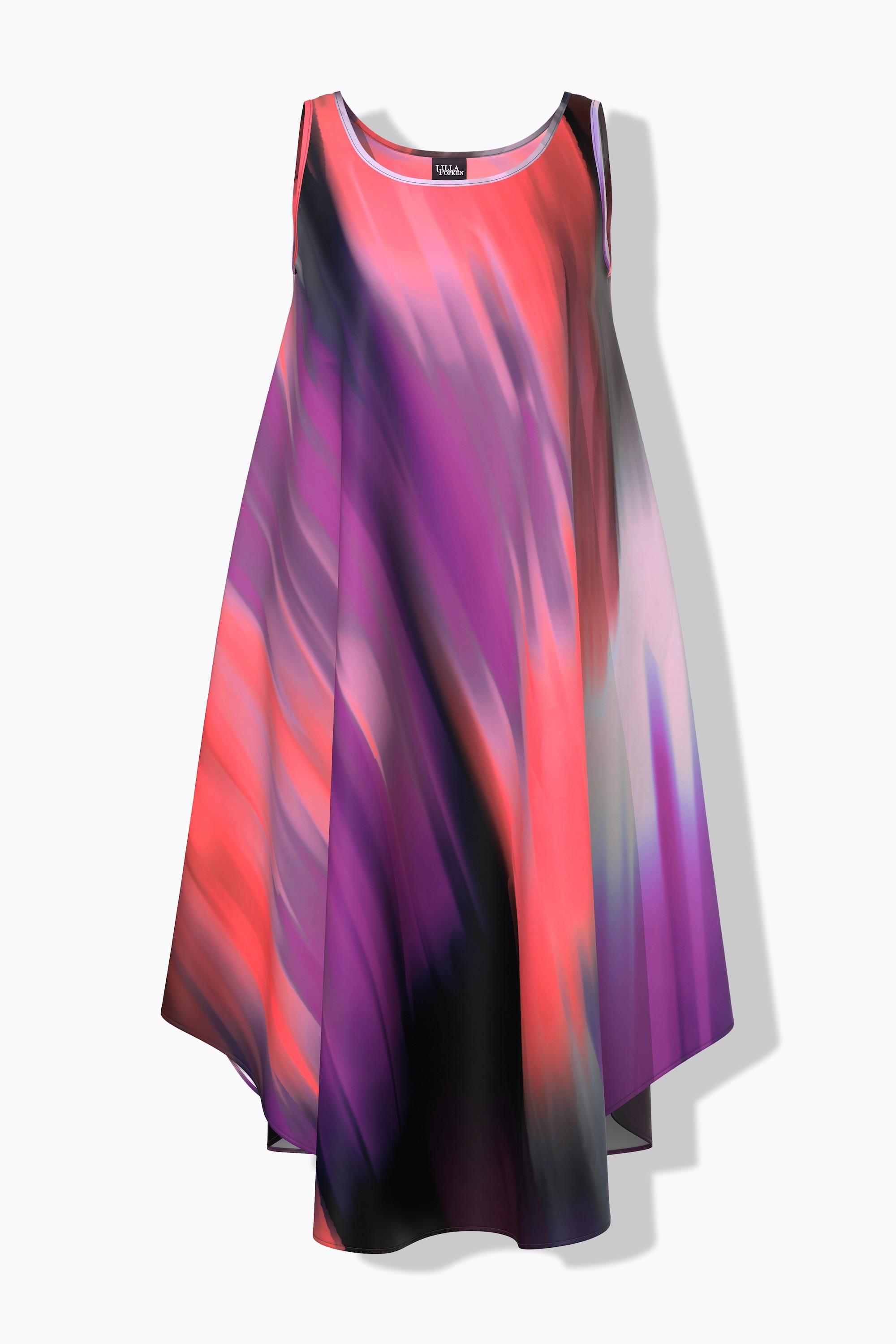 Ulla Popken A-Linie ärmelloses V-Ausschnitt Kleid