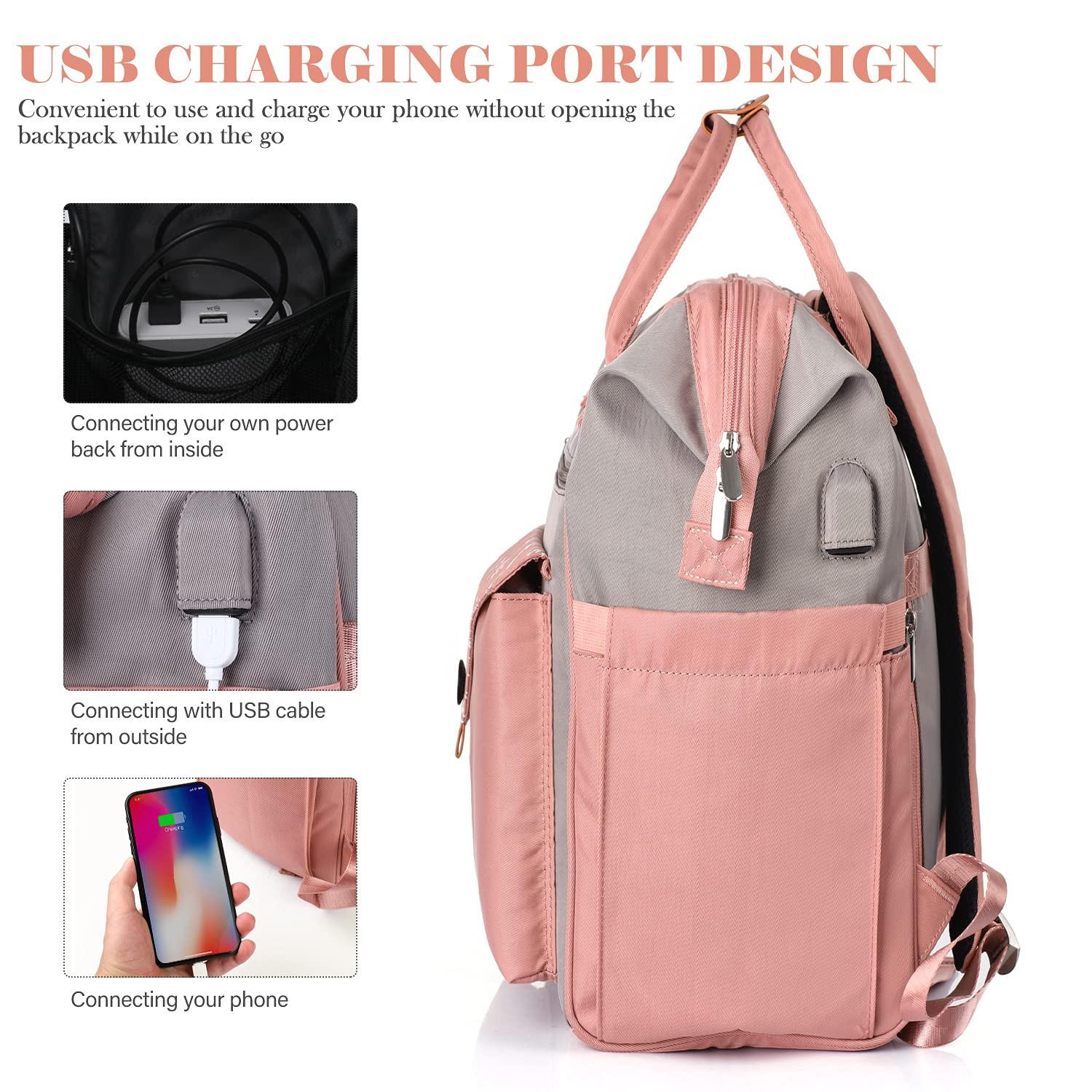 Only-bags.store Laptop-Rucksack 15,6 Zoll Schulrucksack Teenager wasserdichte Schultasche Anti-Diebstahl mit