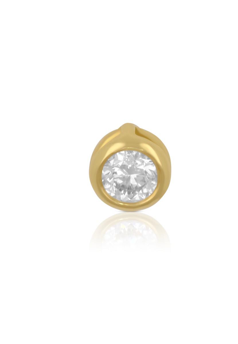 MUAU Schmuck Anhänger Diamant 0.10ct. Gelbgold 750