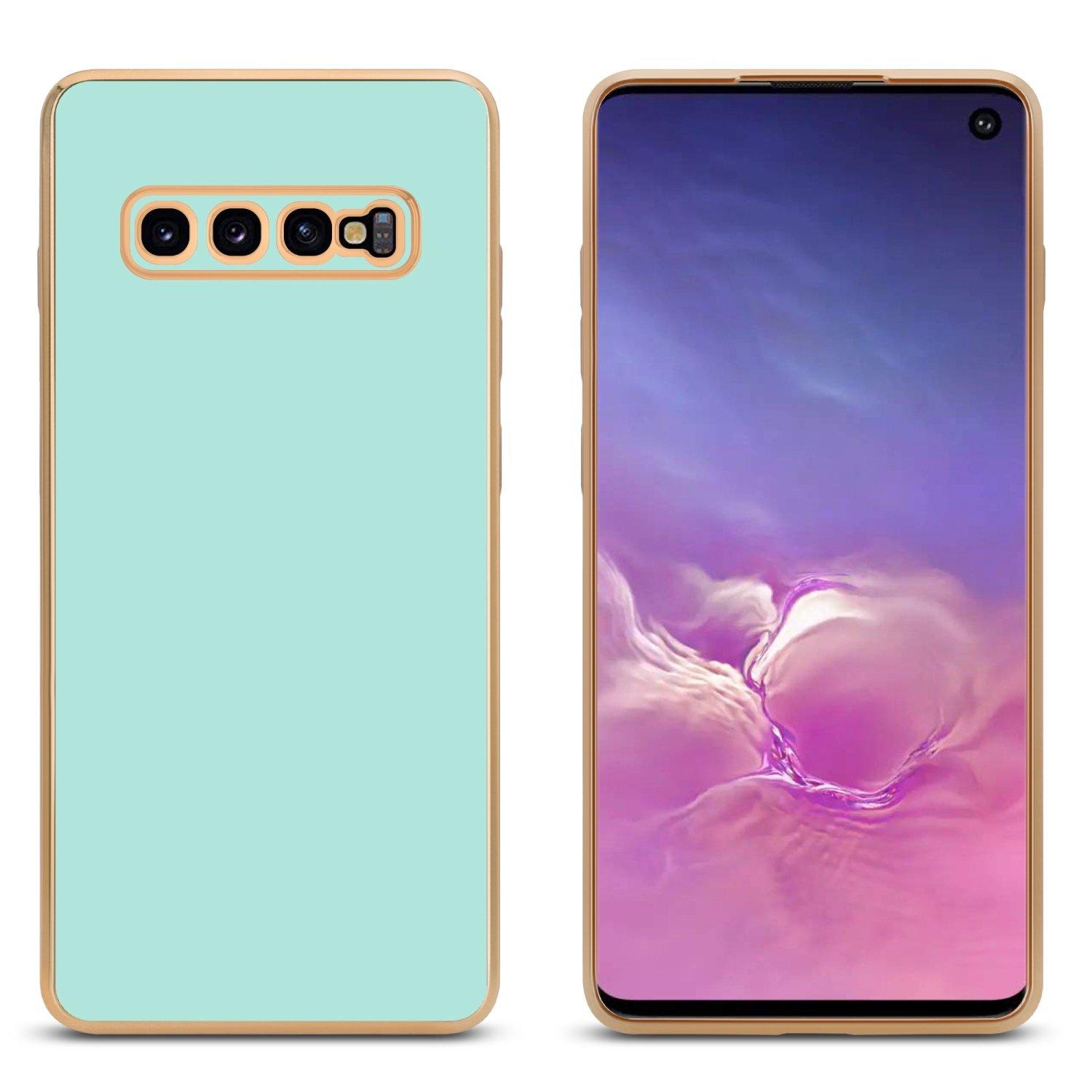 Cadorabo Hülle für Samsung Galaxy S10 PLUS mit Kameraschutz