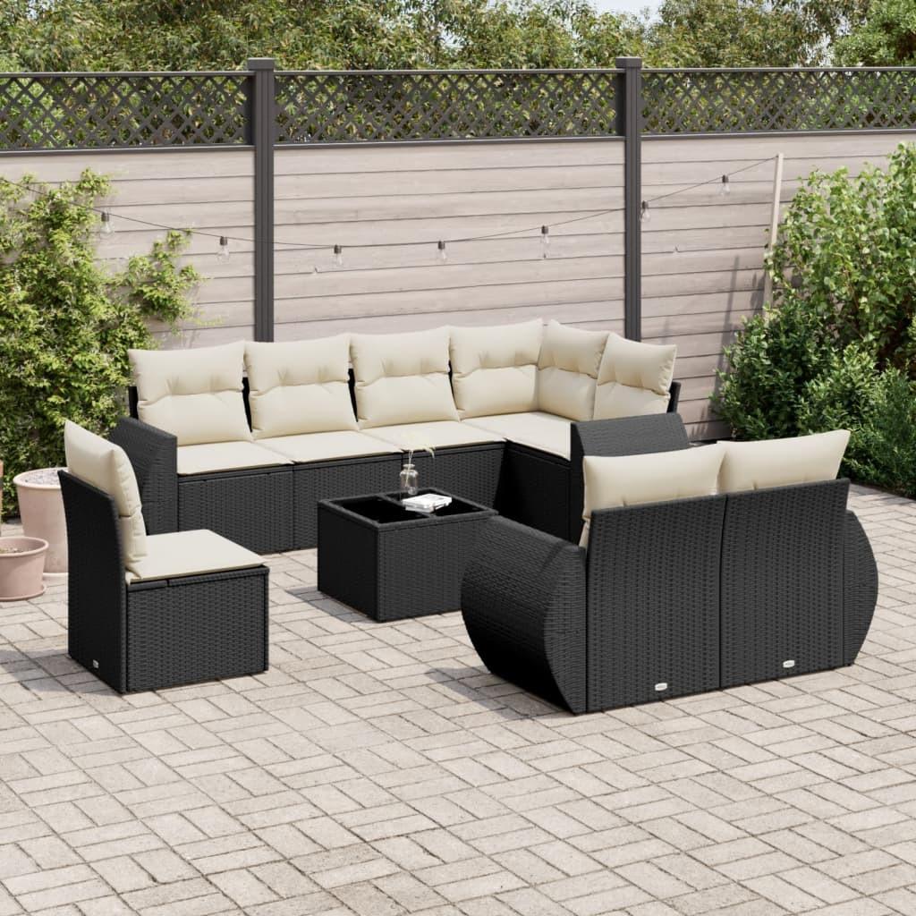 VidaXL Garten sofagarnitur poly-rattan