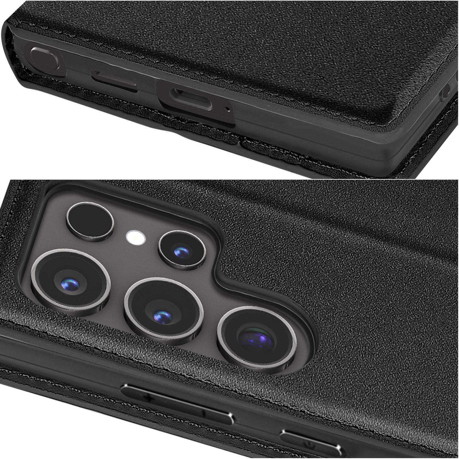 Avizar Classic Cover Samsung S24 Ultra Schwarz