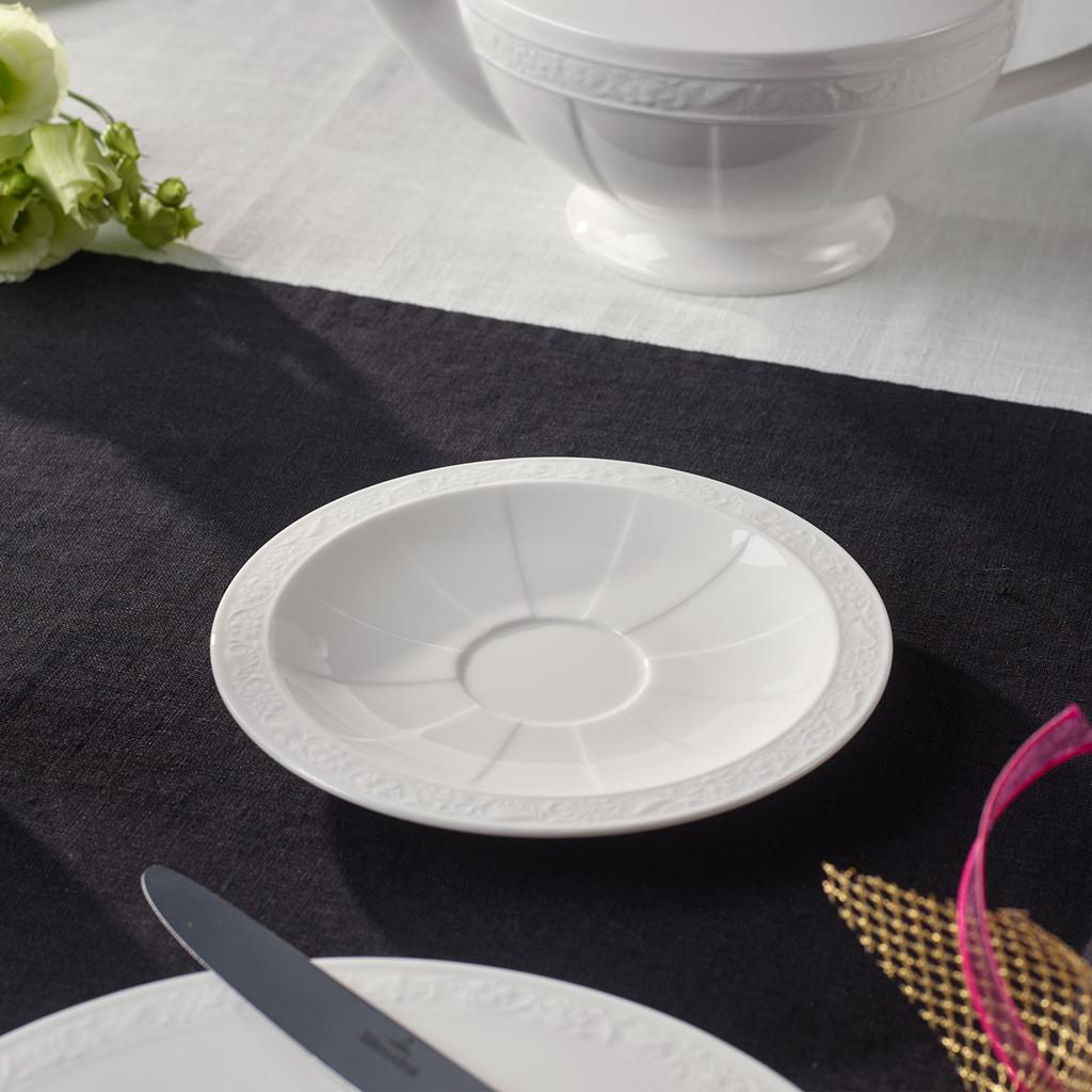 Villeroy&Boch Kaffee-/Teeuntertasse White Pearl