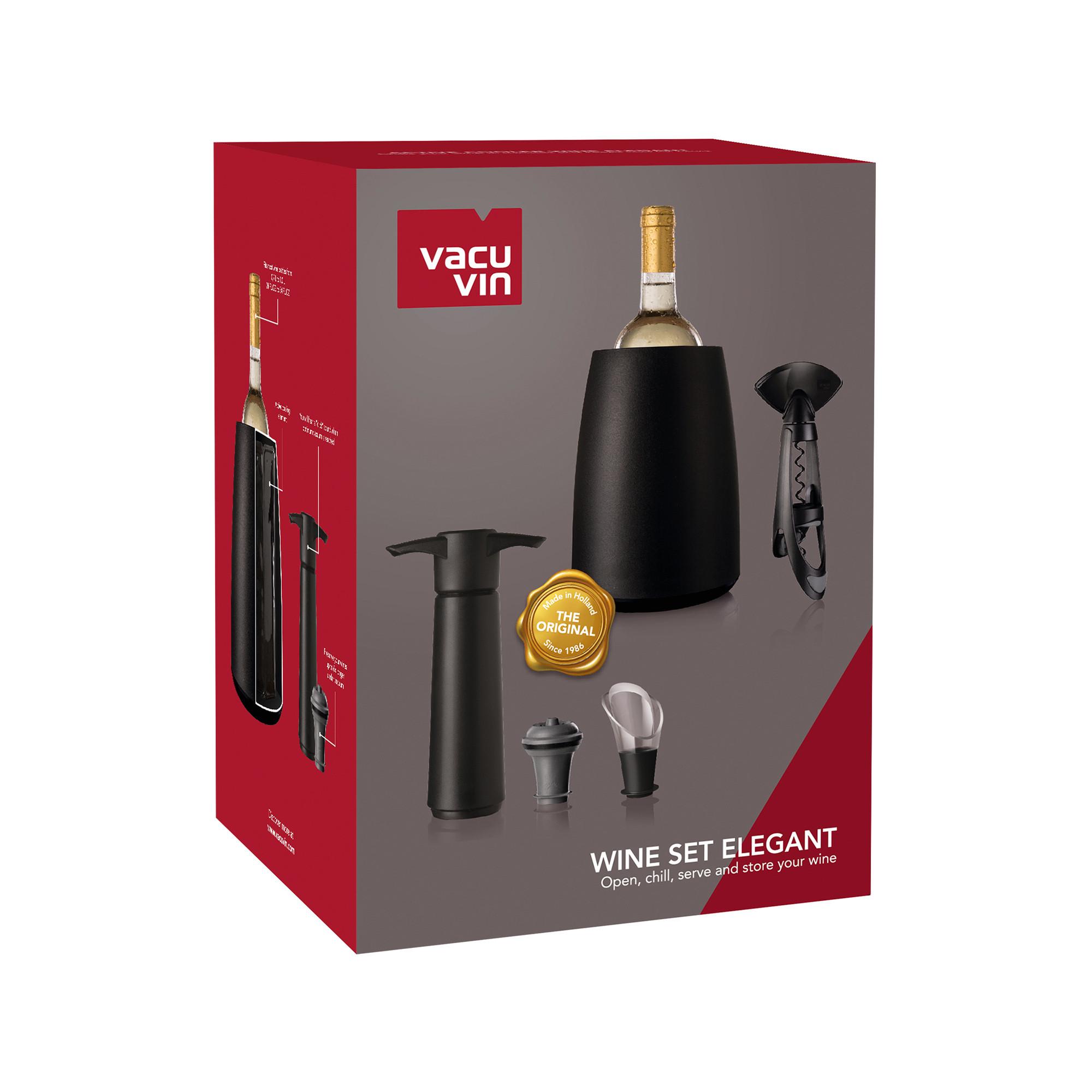 vacuvin Weinaccessoires-Set, 5-teilig Elegant