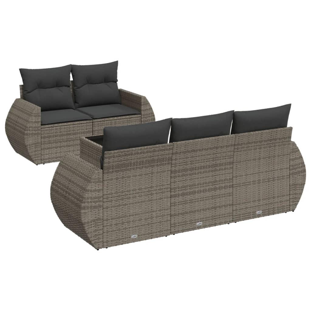 VidaXL Garten sofagarnitur poly-rattan