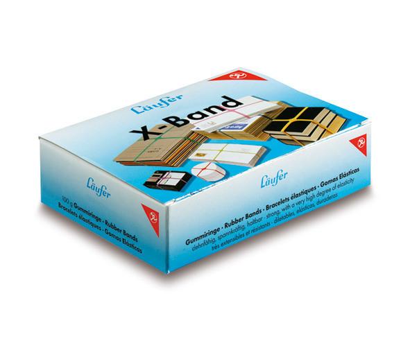 Läufer LÄUFER Rondella Gummibänder X-Band 59102 farbig ass., Xx11mm 100g