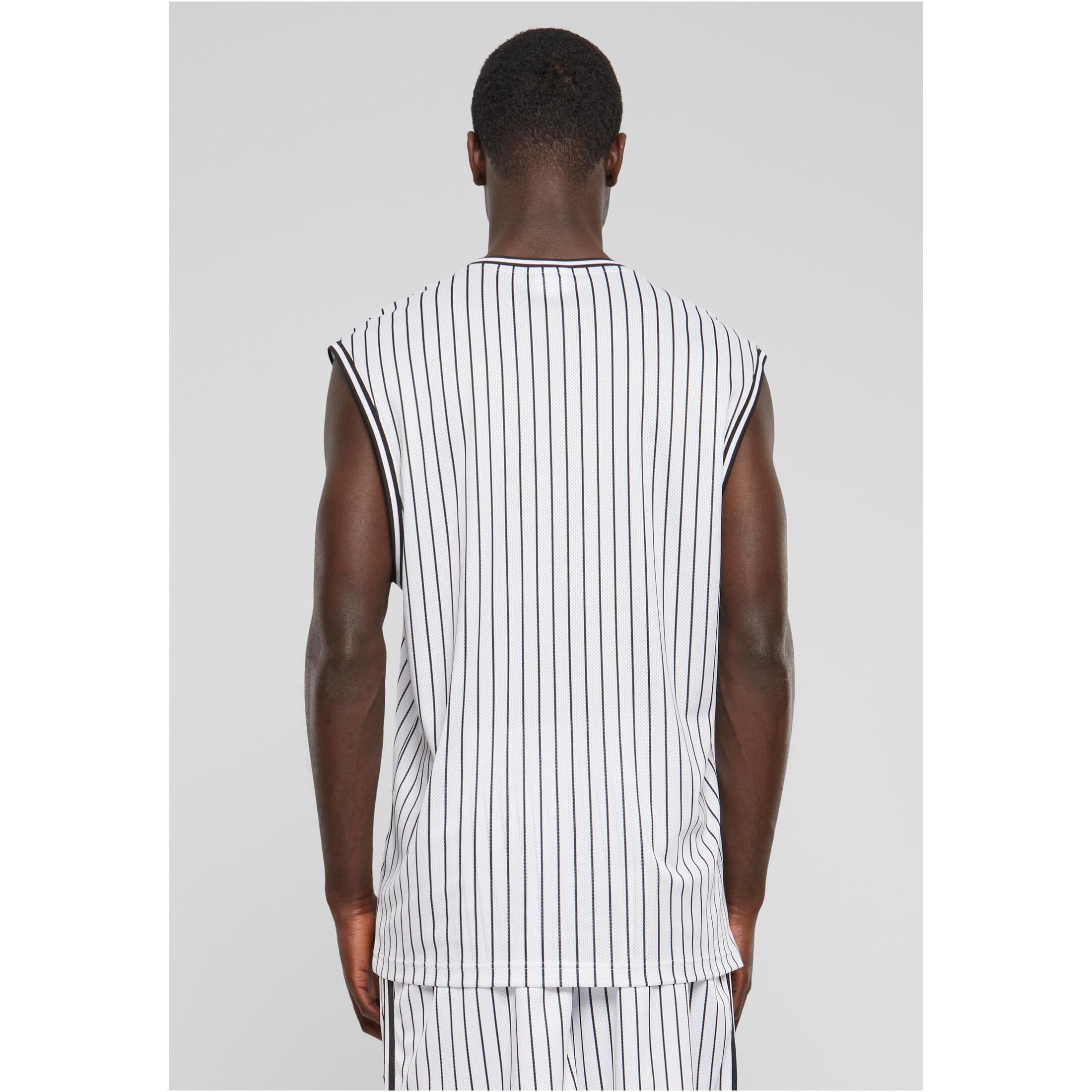 URBAN CLASSICS Gestreiftes Mesh Tanktop