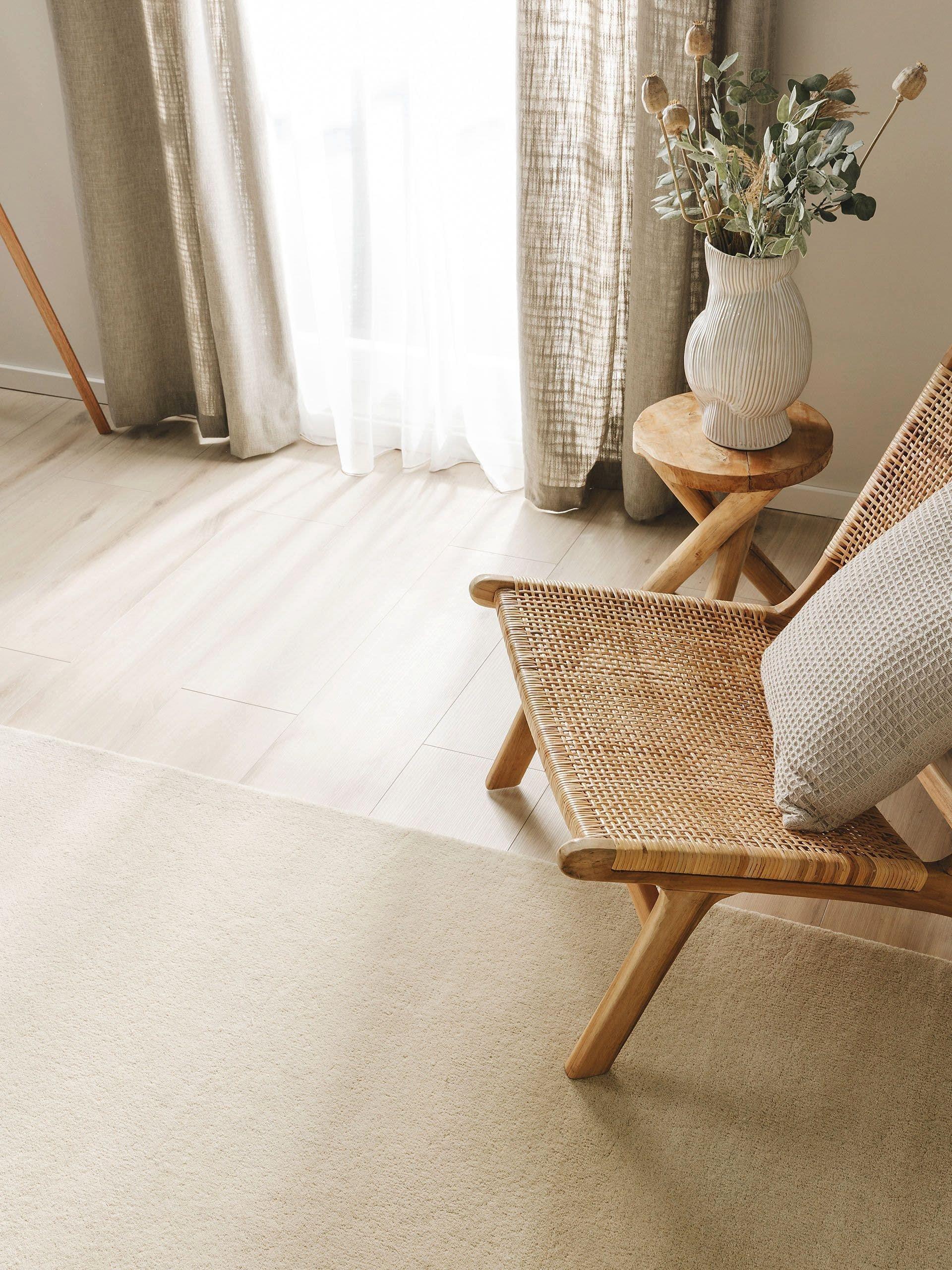 Benuta Wollteppich Bent Cream