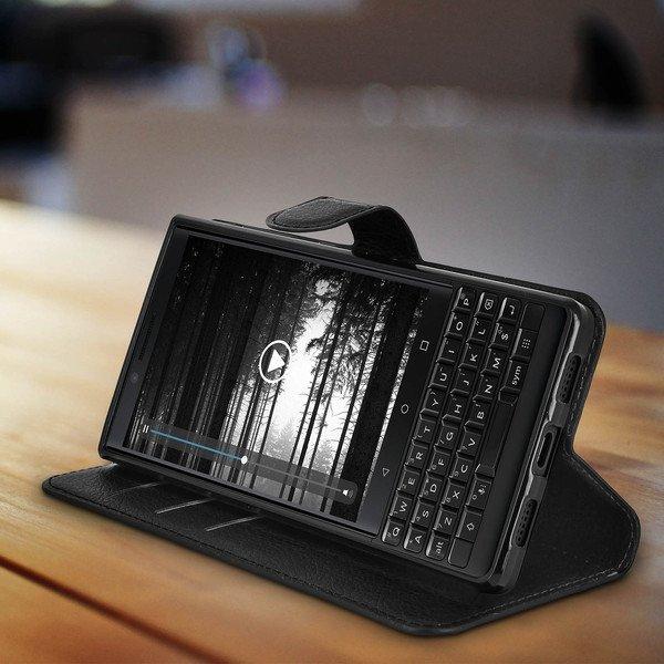 Avizar Klappetui BlackBerry KEY2 Schwarz