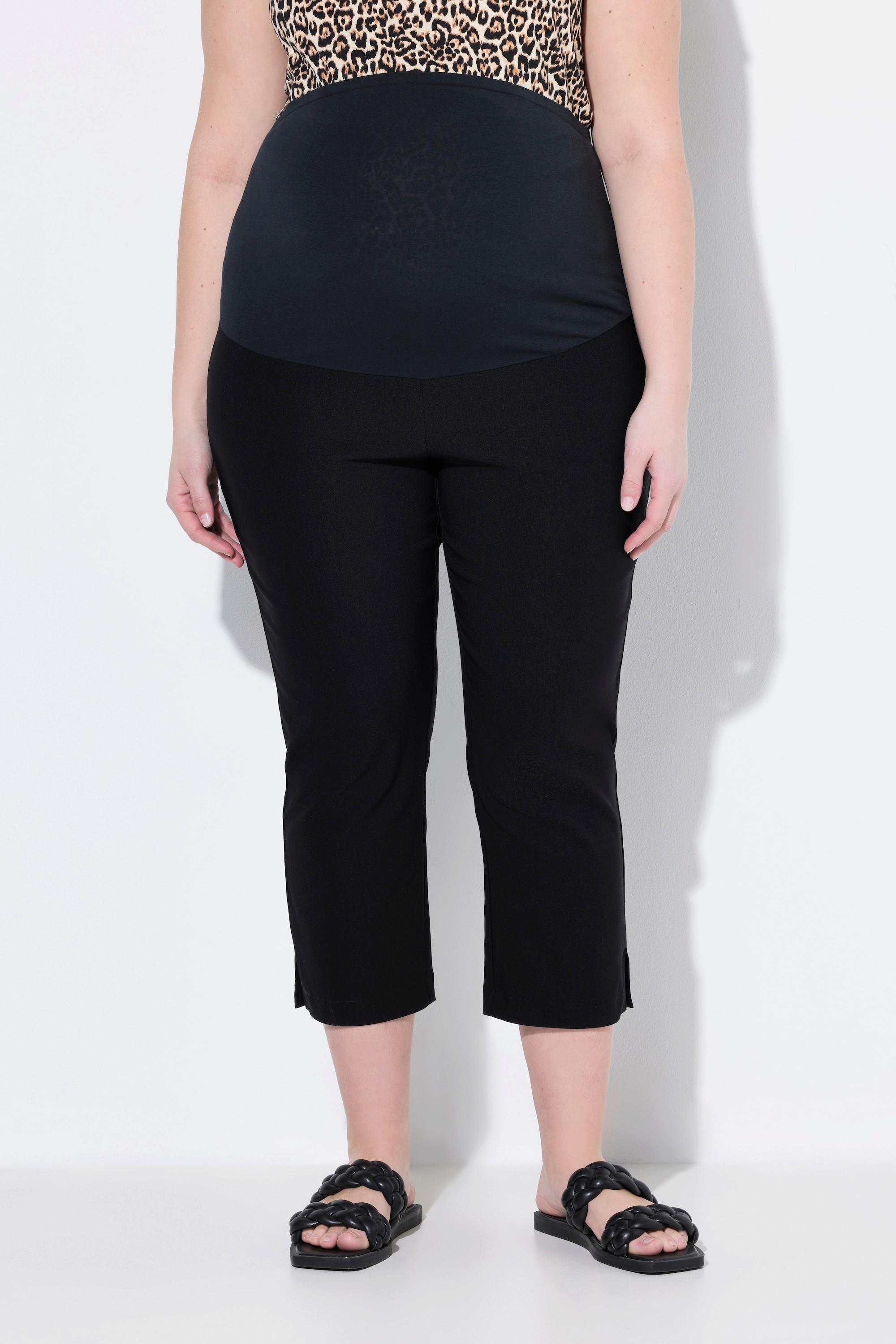 Ulla Popken Bellieva-Bengalinhose, Umstandshose, wadenlang, Bund-Stretcheinsatz