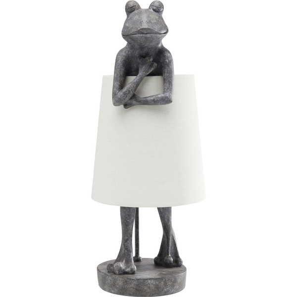 KARE Design Tischleuchte Animal Frog Grau