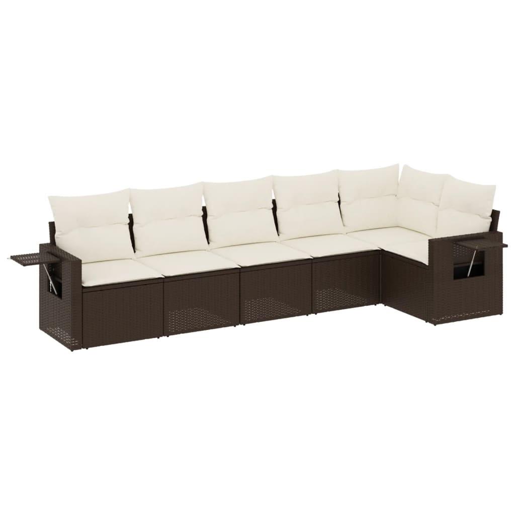 VidaXL Garten sofagarnitur poly-rattan