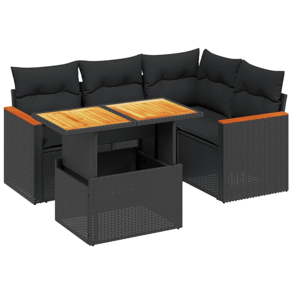 VidaXL Garten sofagarnitur poly-rattan
