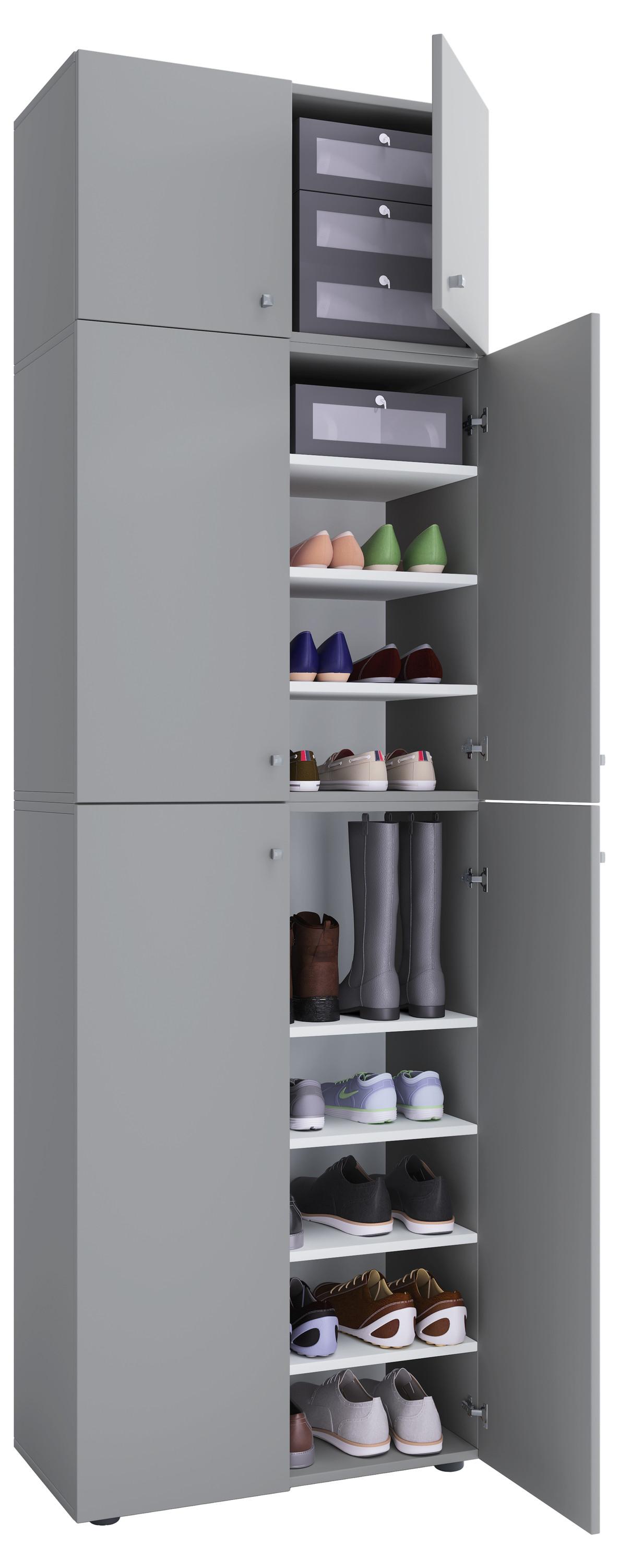 VCM XXL Holz Schuhschrank Kleiderschrank Schrank Schuhe Dielenschrank Lona 9f A