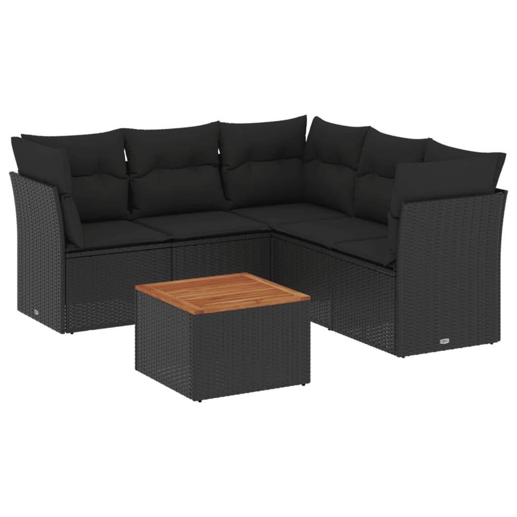VidaXL Garten sofagarnitur poly-rattan