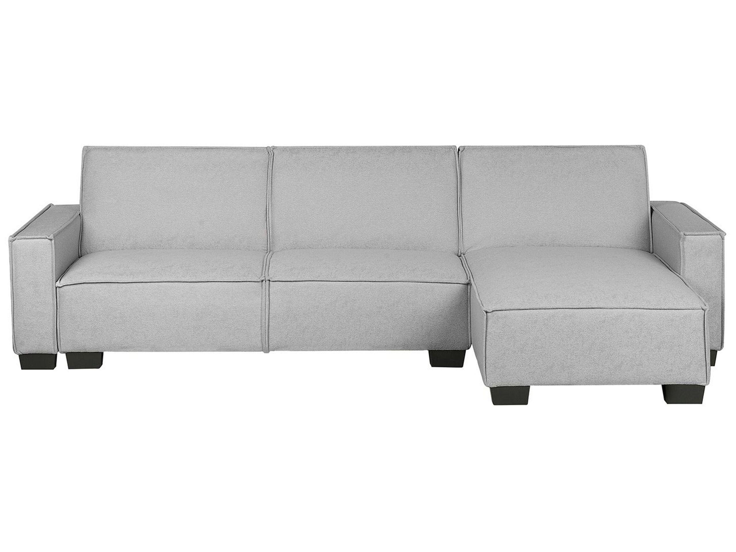 Beliani Ecksofa aus Polyester Skandinavisch ROMEDAL