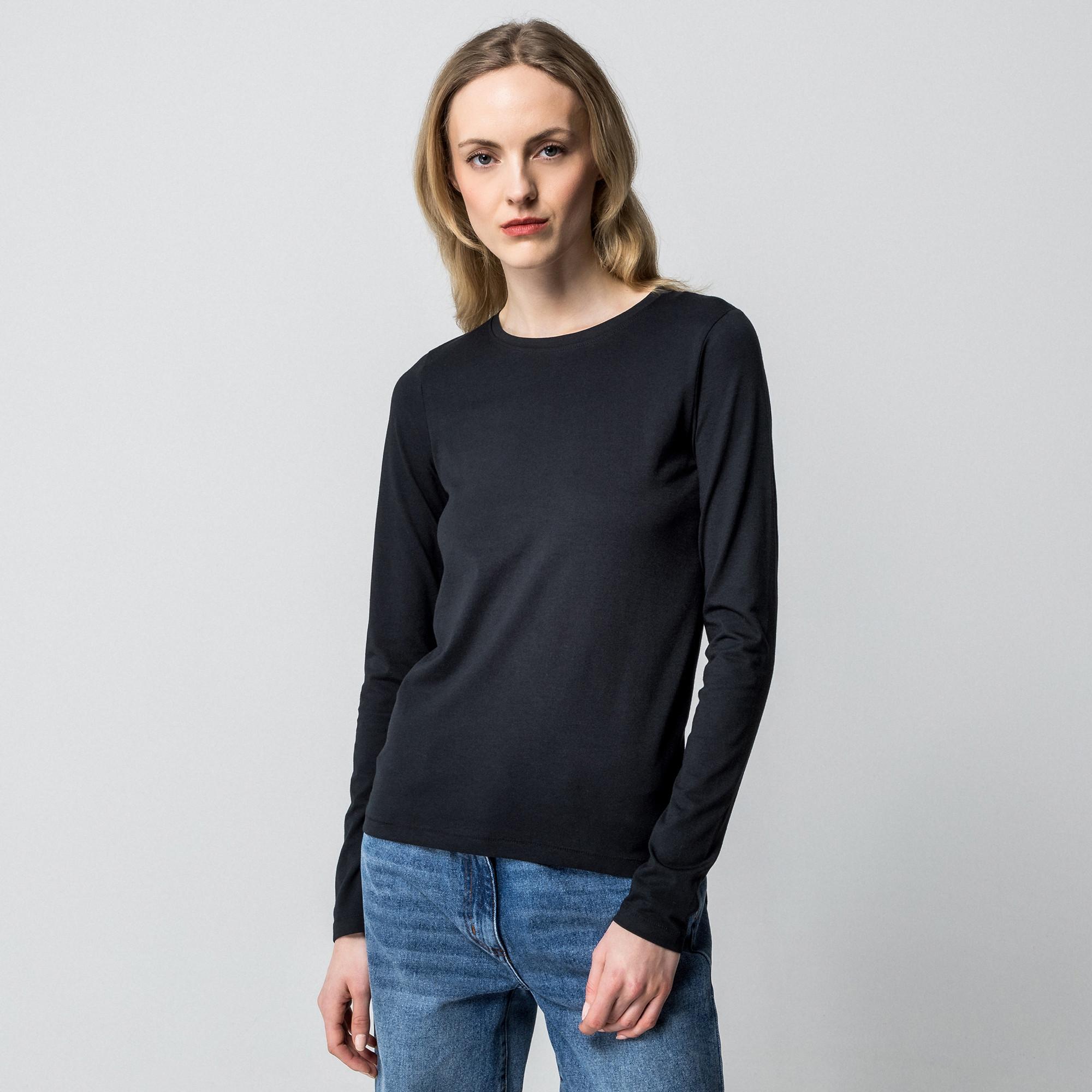 Manor Woman Pima Langarm T-Shirt