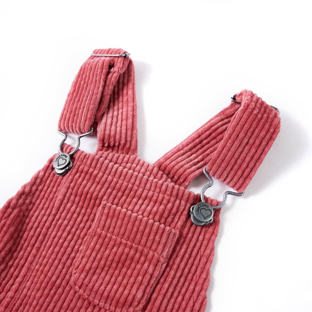 VidaXL Kinder latzkleid baumwolle