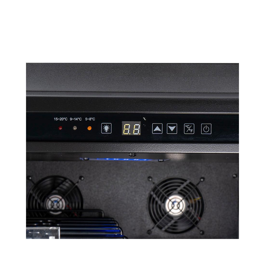 Kibernetik Weinklimaschrank WKZ 150 ZigZag Regale