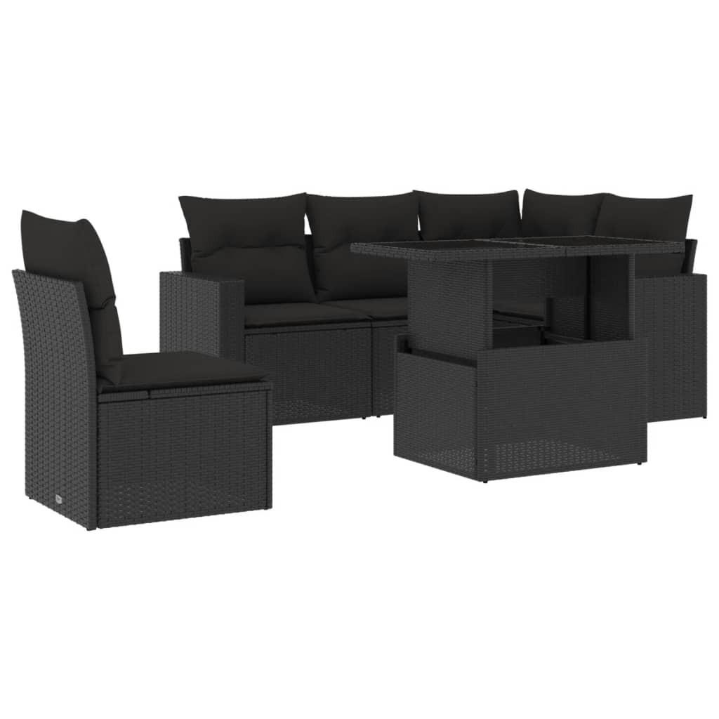 VidaXL Garten sofagarnitur poly-rattan